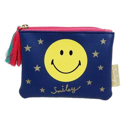 スマイリーフェイス Smiley Face ギフト雑貨 コインケース キャラクター グッズ ネイビー キャラクターのシネマコレクション 通販 Paypayモール