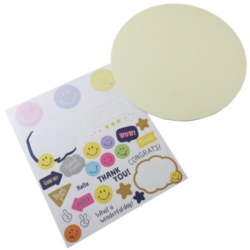 新発売 スマイリーフェイス グッズ 色紙 ぷくぷく 寄せ書き メッセージボード Smiley Face キャラクター Riosmauricio Com
