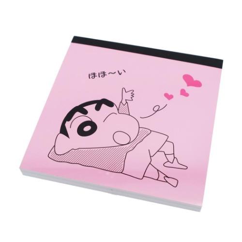 クレヨンしんちゃん アニメキャラクター メモ帳 スクエア メモ ハート グッズ キャラクターのシネマコレクション 通販 Paypayモール