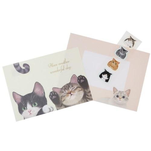フェリシモ猫部 グッズ レターセット ねこ キャラクター 手紙セット プレゼント 男の子 女の子 ギフト バレンタイン Act F03 Ahm 336 キャラクターのシネマコレクション 通販 Yahoo ショッピング