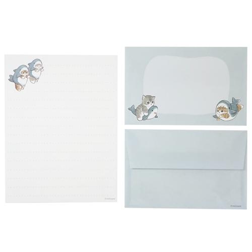 モフサンド 手紙セット レターセット サメにゃん mofusand アクティブ