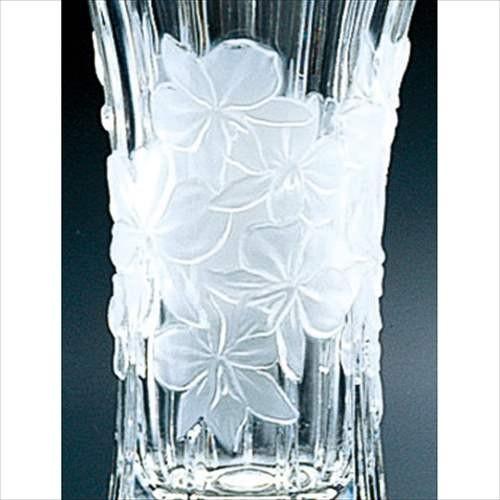 フラワーベース クリスタル 蘭柄花器 小 花瓶 F 704 アデリア 11 8 cm キャラクターのシネマコレクション 通販 Paypayモール