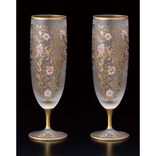 ARABESQUE BEERペアセット EL DORADO ステムグラス アラベスク アデリア 360ml×2 ビアグラス ギフト雑貨 爆買