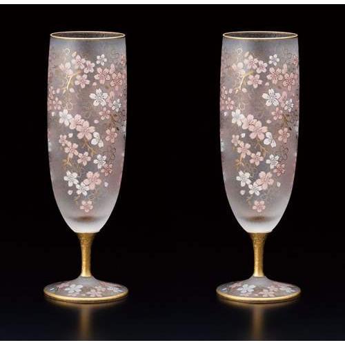 ステムグラス EL DORADO SAKURA BEERペアセット サクラ アデリア 360ml×2 ビアグラス 爆買