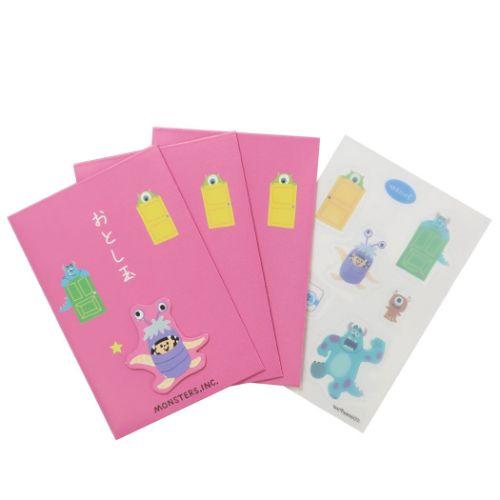 モンスターズインク グッズ ポチ袋 キャラクター ステッカー付き お年玉 ぽち 3枚セット ブー ディズニー キャラクターのシネマコレクション 通販 Paypayモール
