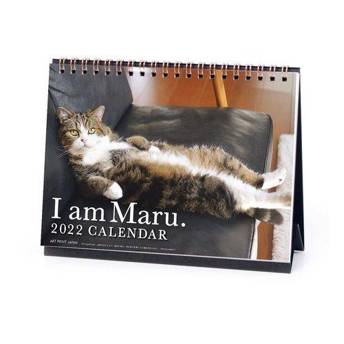 卓上 猫 まるちゃん 22年 カレンダー ねこ キャット スケジュール 令和4年 暦 キャラクターのシネマコレクション 通販 Paypayモール