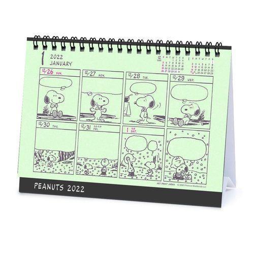 卓上 スヌーピー 22年 カレンダー ピーナッツ コミックデザイン 令和4年 暦 キャラクターのシネマコレクション 通販 Paypayモール