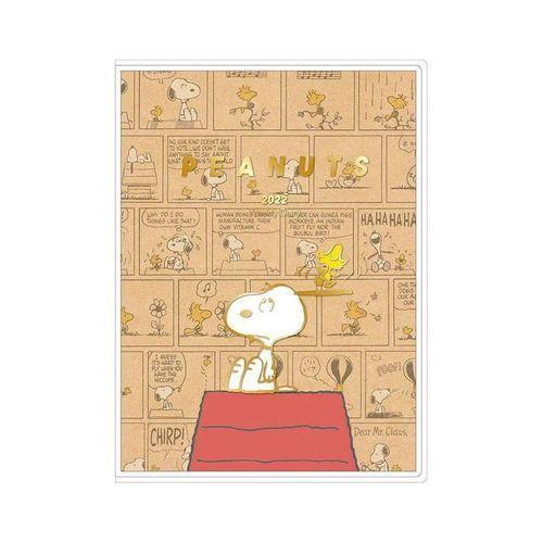 新作 スヌーピー キャラクタースケジュール帳 B6 ウィークリー 手帳 22年 コミックデザイン クラフト ピーナッツ 令