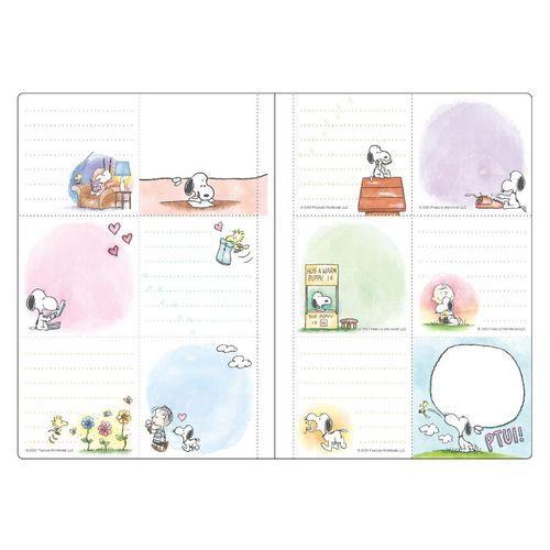スヌーピー B6 ブロック ウィークリー 新発売 22 Apj ピーナッツ ハウス 手帳