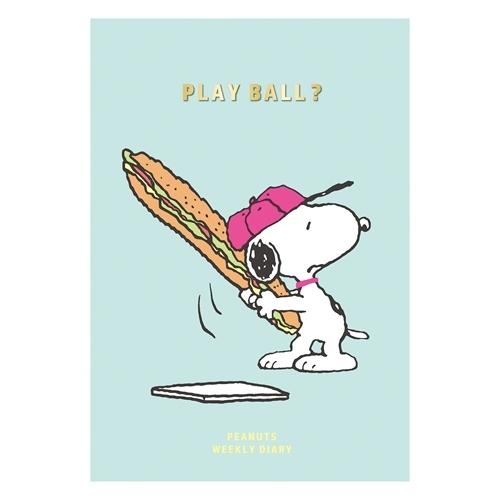 スヌーピー 23年月間ダイアリー ピーナッツ マンスリーミニ手帳23 キャラクタースケジュール帳 野球 キャラクターのシネマコレクション 通販 Paypayモール