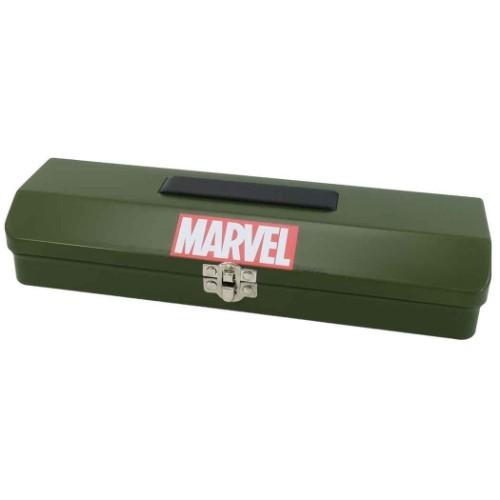 マーベル ステッカー付き ツールボックス型 小物入れ 缶ペンケース MARVEL キャラクター グッズ プレゼント 男の子 女の子 ギ バレンタイン｜cinemacollection｜06