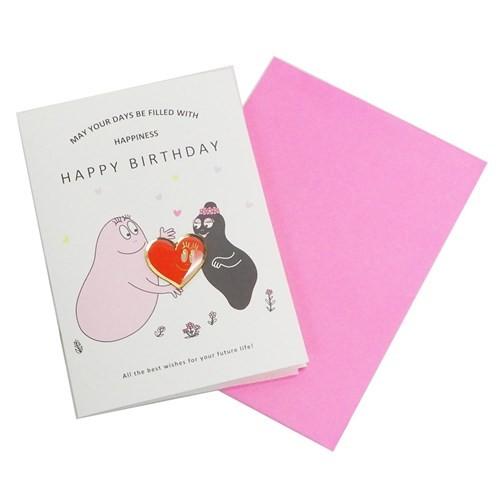 グリーティング カード バーバパパ ピンバッジ付き バースデーカード Apj バーバブラボー グッズ 誕生日祝い ギフトカード キャラクター キャラクターのシネマコレクション 通販 Paypayモール