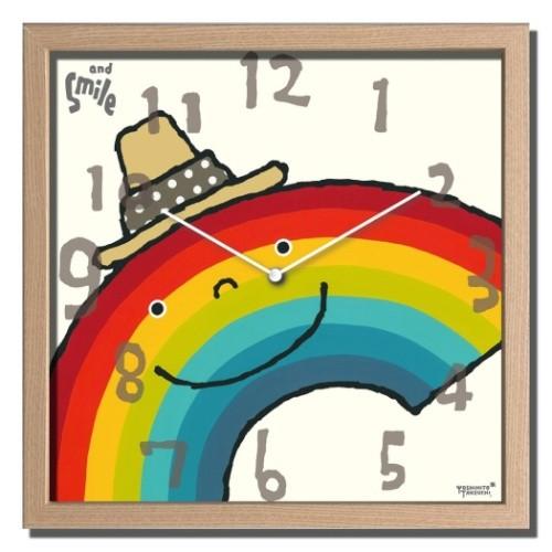 武内祐人 インテリア 掛け時計 Artist Clock 虹 ギフト 可愛い 