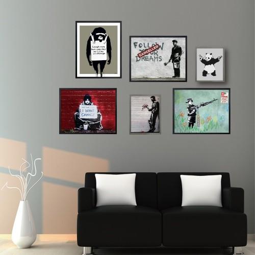 バンクシー インテリア アートフレーム Banksy Wither 爆買