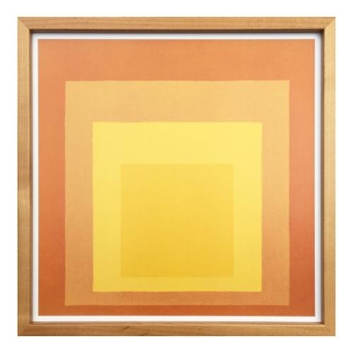 憧れ ジョセフ アルバーツ アートフレーム Josef Albers Homage To The Square-NA 美工社 ポスター