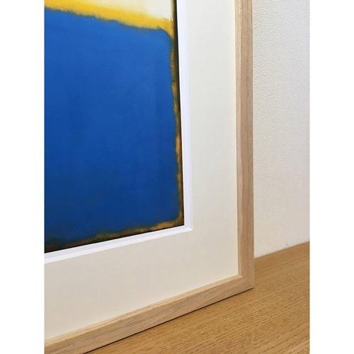 Yellow White Blue Over on Gray 1954 マーク ロスコ アートポスター