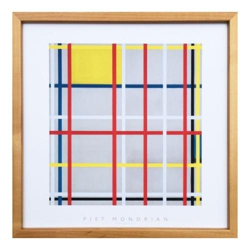 額装品/New York/ピエト モンドリアン/ポスター/アート/インテリア アートポスター ピエト モンドリアン Piet Mondrian New York City 3