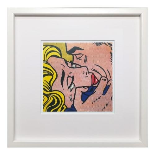 ロイ リキテンスタイン インテリアアート Roy Lichtenstein Kiss V
