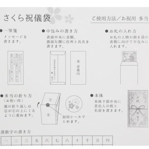 祝ご入学ギフト さくら 祝儀袋 多当折 ご入学 お祝い プレゼント 男の子 女の子 ギフト