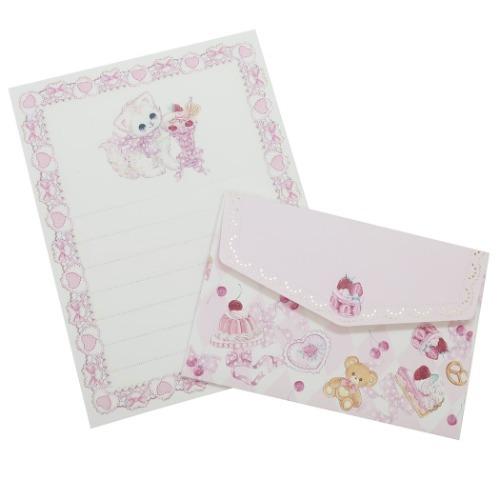 ミニ レターセット 飴ノ森ふみか 手渡し 手紙セット スウィート 便箋 封筒 ガーリーイラスト キャラクターのシネマコレクション 通販 Paypayモール