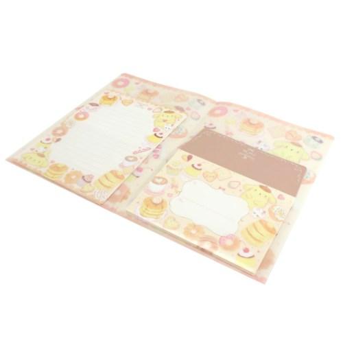 ポムポムプリン × たけいみき A5 ファイル付き レターセット サンリオ