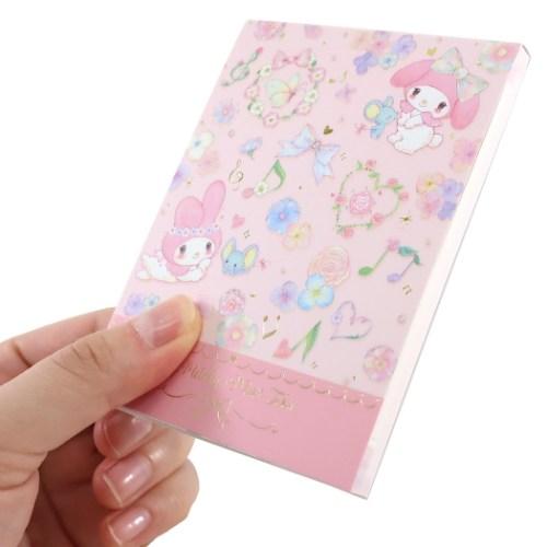 マイメロディ × たけいみき 通販 メモ帳 ポケット メモ フラワー 