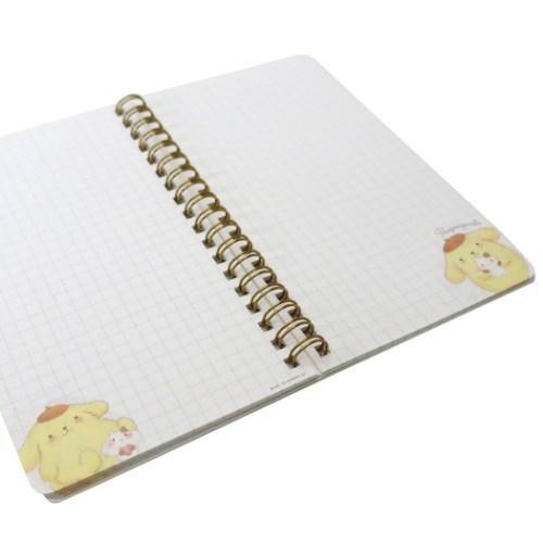ポムポムプリン たけいみき サンリオ 通販 ミニ 方眼ノート スリム リングノート ふわふわスフレ クローズピン キャラクターのシネマコレクション 通販 Paypayモール