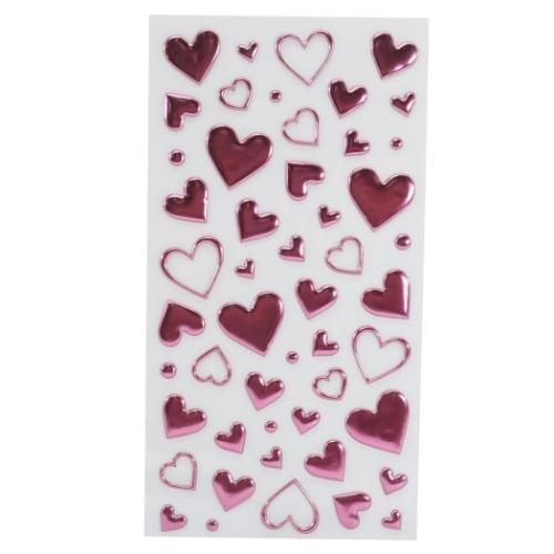 ぷくっと シール ハート シールシート ピンク箔 クローズピン 手帳デコ キャラクターのシネマコレクション 通販 Paypayモール