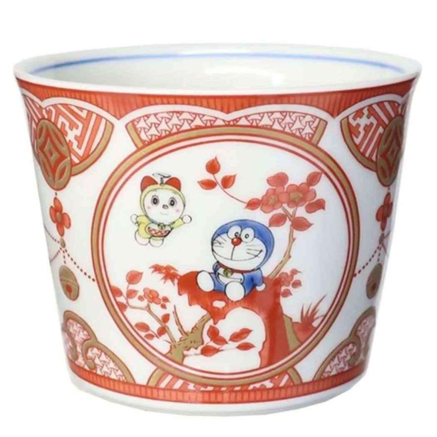 ドラえもん アニメキャラクター 小鉢 九谷焼 そばちょこ 飯田屋風 八郎
