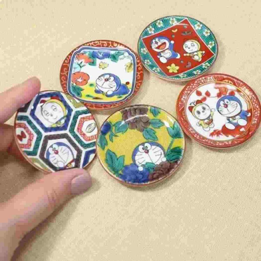 ドラえもん 九谷焼 豆皿セット 小皿 藤子F不二雄 アニメキャラクター