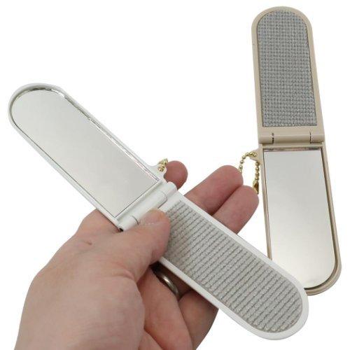 洋服ブラシ Girls item ミラー付き リントブラシ 日本製 シャドー