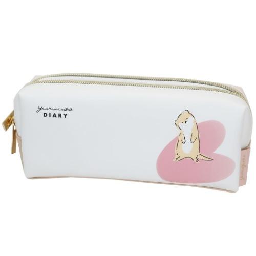 筆箱 小学生 中学生 女の子 ツインファスナー ペンポーチ アニマルダイアリー ユルウソダイアリー クラックス キャラクターのシネマコレクション 通販 Paypayモール