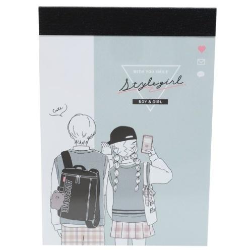 メモ帳 ミニ ミニメモ スタイルガール SUKIPI STYLE クラックス 新学期