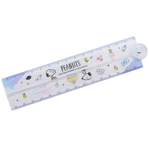 スヌーピー グッズ 分度器付き 30cm 折りたたみ 定規 キャラクター ものさし アイス ピーナッツ キャラクターのシネマコレクション 通販 Paypayモール