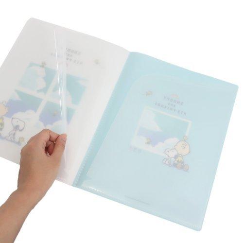 SNOOPY（スヌーピー） 10ポケットクリアファイル A4 ポケットファイル