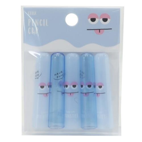鉛筆キャップ グッズ えんぴつカバー 5本セット かわいい 女の子向け うとうとモンスター ブルー キャラクターのシネマコレクション 通販 Paypayモール