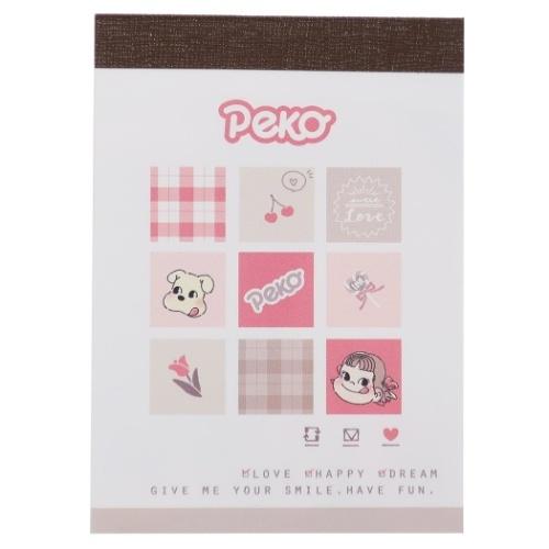 超人気 専門店 不二家のペコちゃん グッズ メモ帳 キャラクター ミニ ブロック ミニメモ