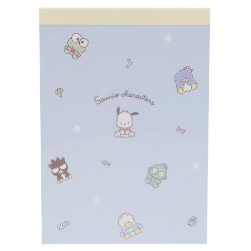 サンリオキャラクターズ サンリオ キャラクター メモ帳 A6メモ ゆめみるブルー キャラクターのシネマコレクション 通販 Paypayモール