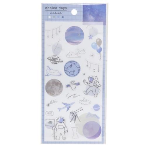 クリアシール チョイスデイズシーン ステッカー スペース choice days