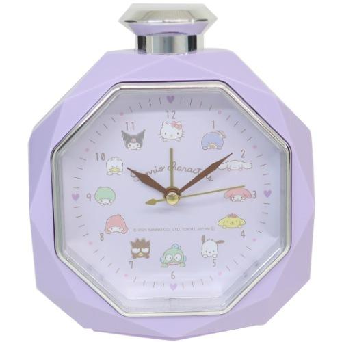 サンリオ キャラクタークロック sanrio（サンリオ） サンリオキャラクターズ 目覚まし時計 パフューム