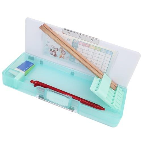 チップ＆デール 筆箱 コンパクト 両面開きソフトペンケース 新入学