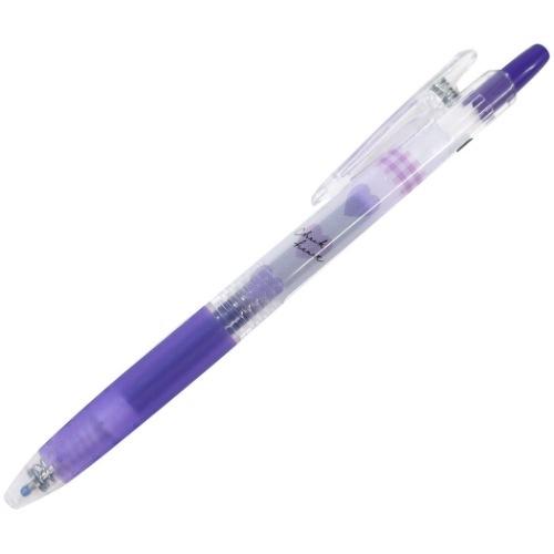 sale‼️N3067 カスタムボールペン ジルコニアビーズ ハート 薔薇 カラーボールペン Juice ノック式 ゲルペン ハート クラックス【セール