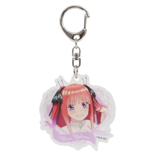 五等分の花嫁 キーリング アクリル キーホルダー 中野二乃 ハートフレーム アニメキャラクター グッズ キャラクターのシネマコレクション 通販 Paypayモール