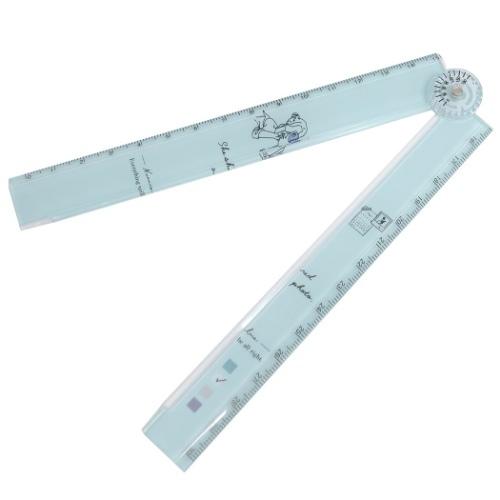 分度器付き 30cm 折りたたみ定規 ものさし ニュアンスライン シェア Nuance Line クラックス 新学期準備文具 キャラクターのシネマコレクション 通販 Paypayモール