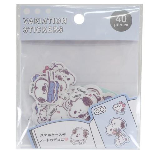SNOOPY（スヌーピー） フレークシール バリエーションステッカーズ