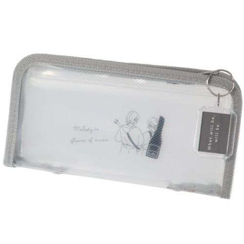 筆箱 ニュアンスライン クリア ペンポーチ ガールズバンド 小学生 中学生 高校生 女の子 かわいい セール Crx キャラクターのシネマコレクション 通販 Yahoo ショッピング