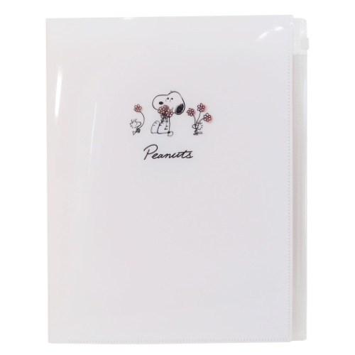 スヌーピー ポケットファイル クリアファイル 6ポケット ジップファスナー付 スモーキーカラー ホワイト ピーナッツ キャラクター グッズ Crx キャラクターのシネマコレクション 通販 Yahoo ショッピング