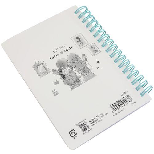 シール帳 グッズ リング シールノート かわいい ラテテイスト