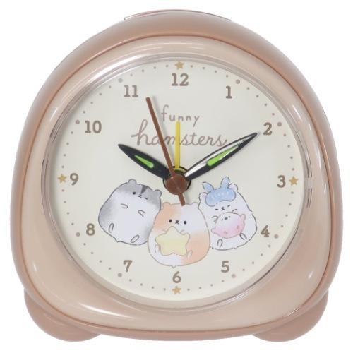 目覚まし時計 ミニ ライト クロック ファニーハムスターズ クラックス