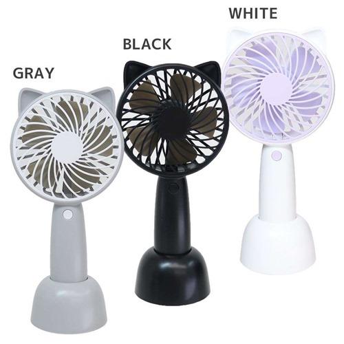 携帯用 扇風機 ネコミミ ハンディファン クラックス プレゼント 男の子